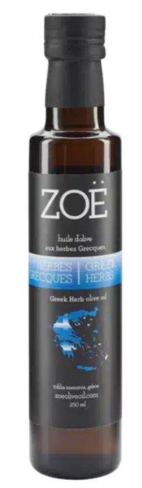 Huile d’olive aux herbes Grecques