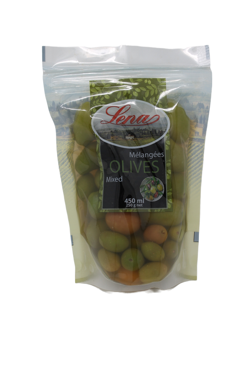 Olives Mélangés 450ml (sac refermable)