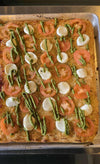Pizza froide garnie (Plaque complète)