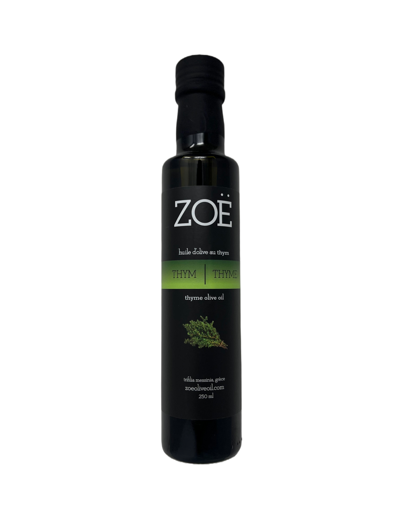 Huile d’olive au thym Zoë