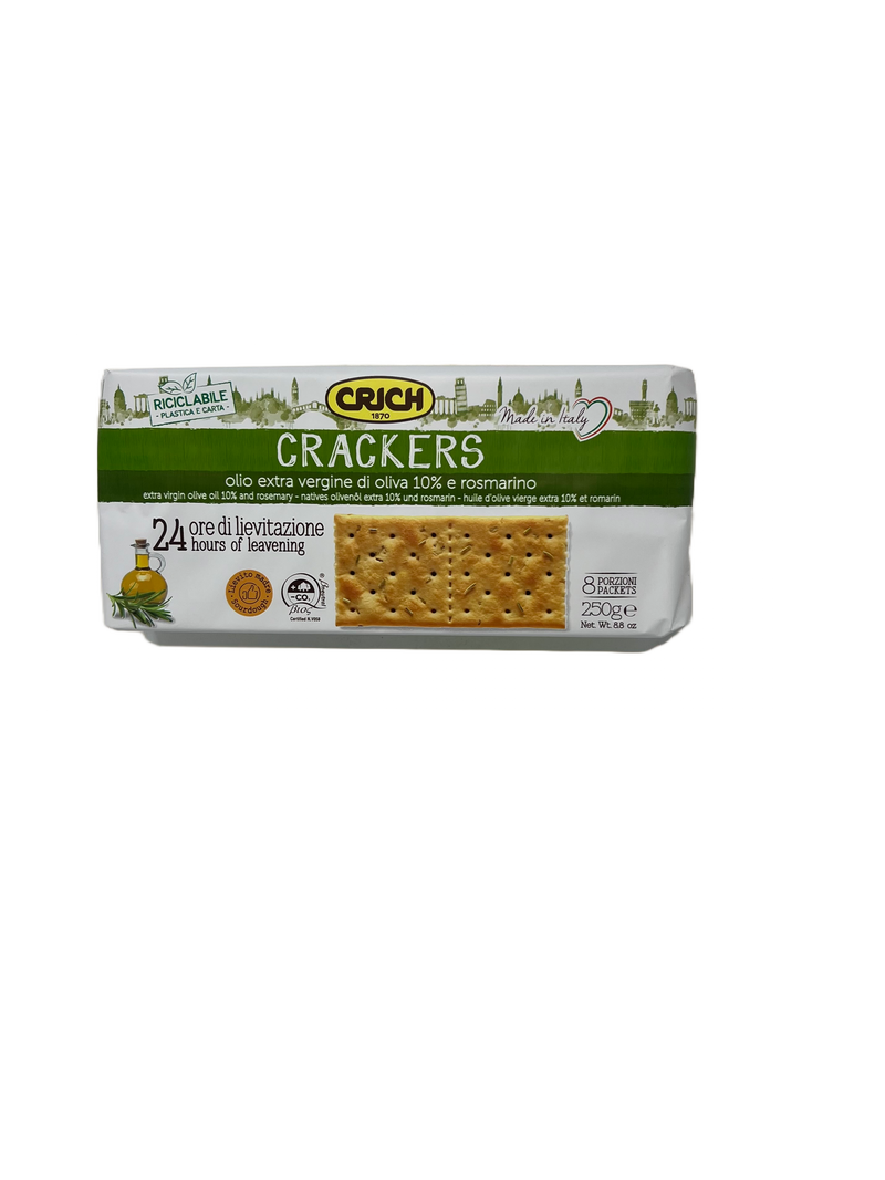 Crackers huile d’olive et romarin