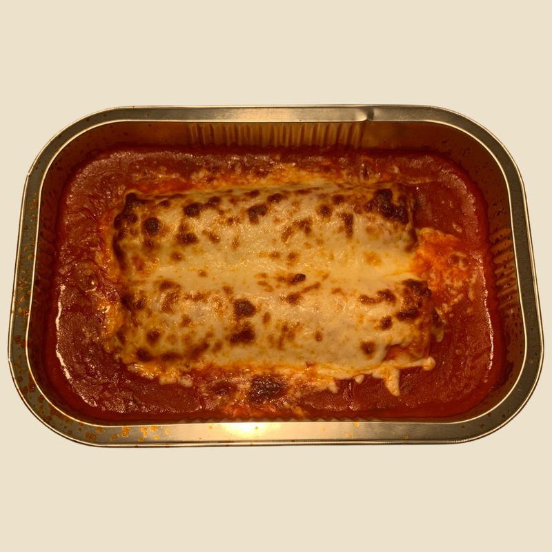 Plat cannelloni gratiné congelé