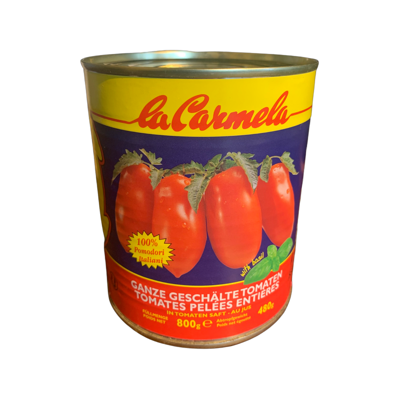 Tomates italiennes entières pelées La Carmela